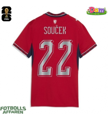 Tjeckien Tomas Soucek #22 Hemmatröja Kvinnor VM 2026 Kortärmad
